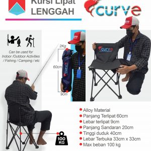 Kursi Lipat Alloy Curve