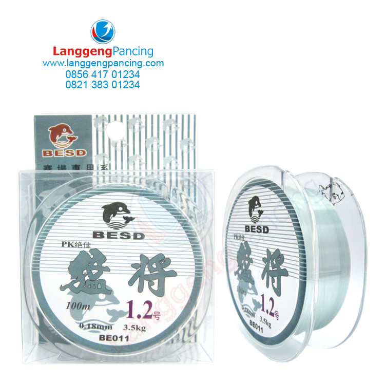 Senar Pancing Besd BE011 0.18mm 3.5kg 100m Senar BESD BE011 Mono 100m