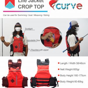 Life Jacket Curve Crop Top
