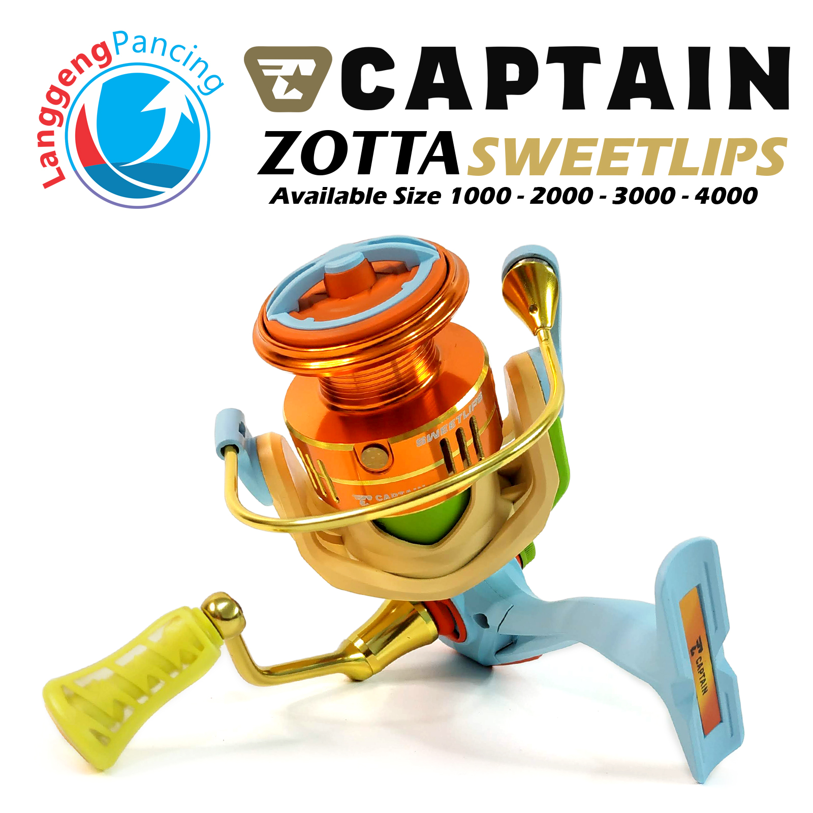 Captain Zotta Sweetlips Reel Spinning Captain Zota Sweetlips