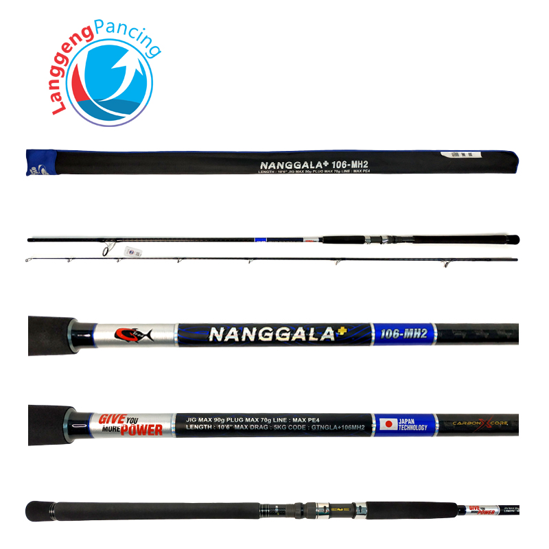 GTech Nanggala 106-MH2 Line PE 4 Jig 90g Drag 5kg JS2 GTech Nanggala 106 MH2