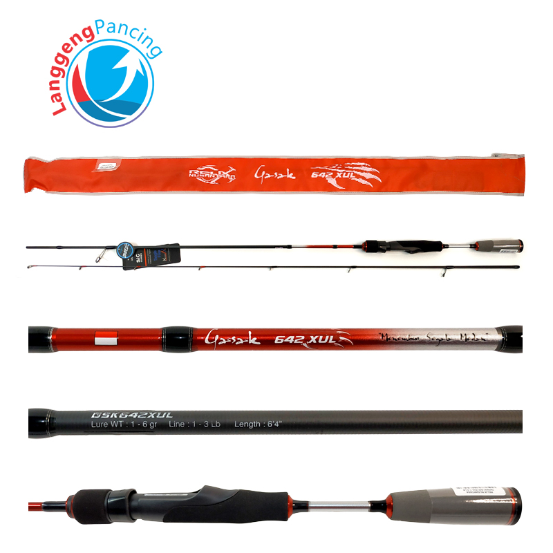 RN Gasak 642XUL Lure 1-6g Line 1-3lbs Relix Nusantara Gasak 642 XUL
