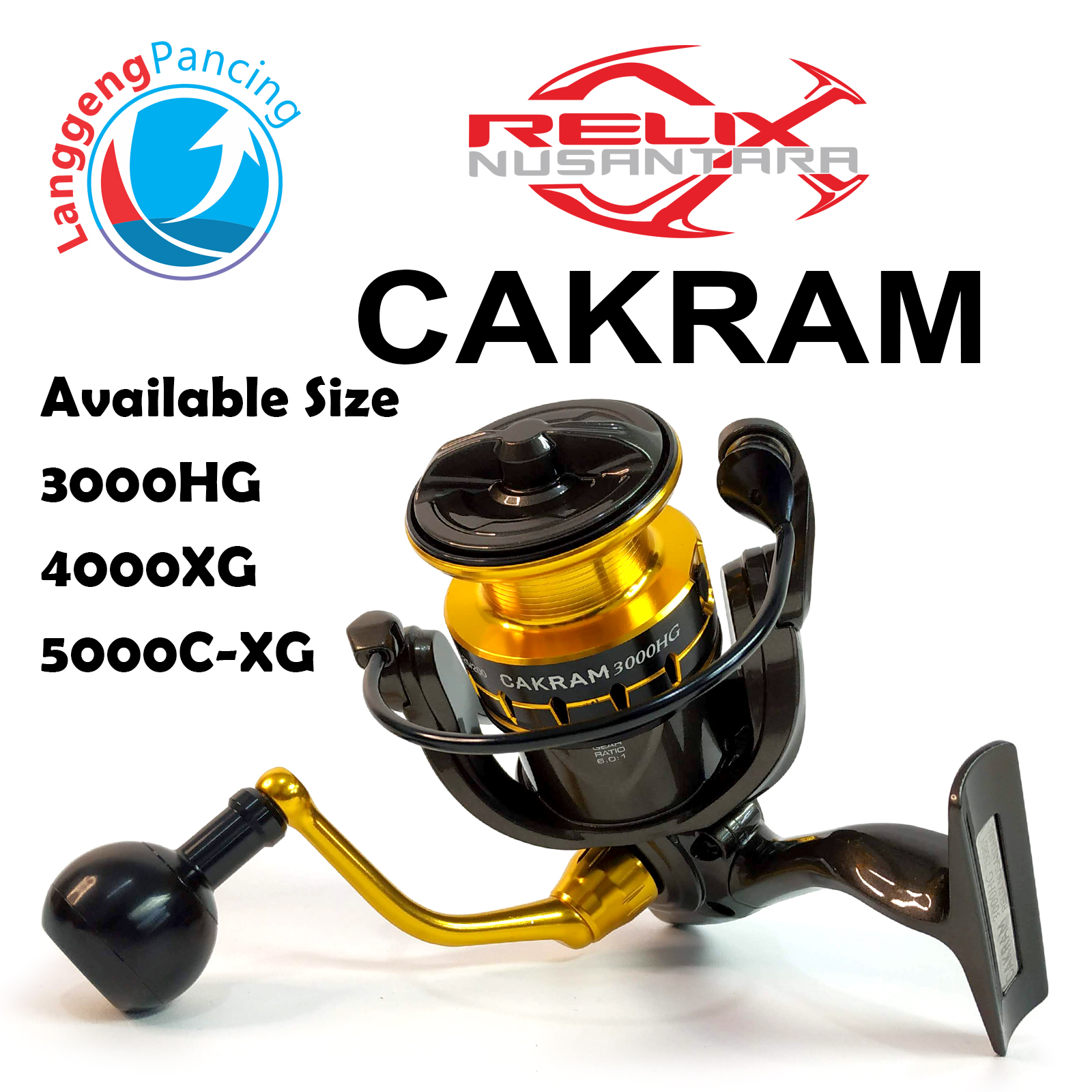 Relix Nusantara Cakram Reel Spinning Relix Nusantara Cakram